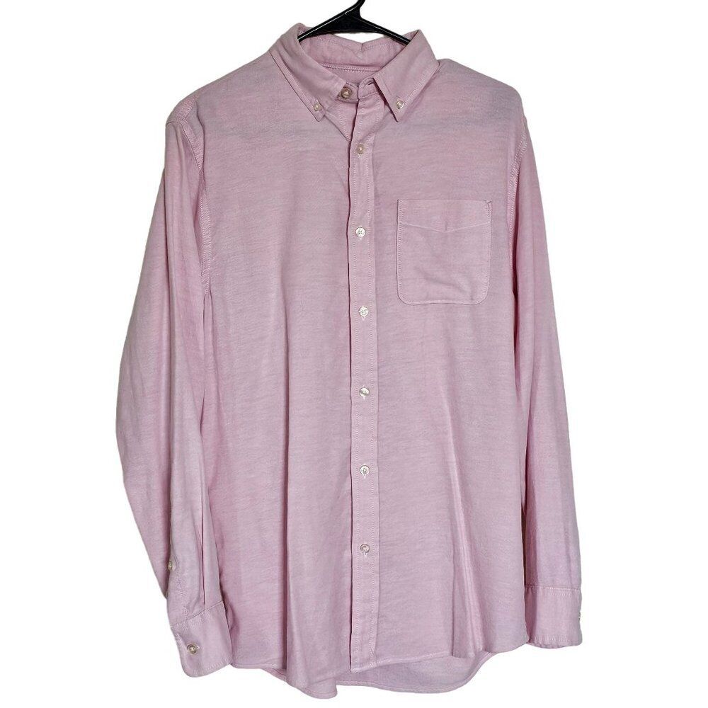 Sonoma Mens Light Pink Button Up Dress Shirt Size S Lightweight Office Attire
